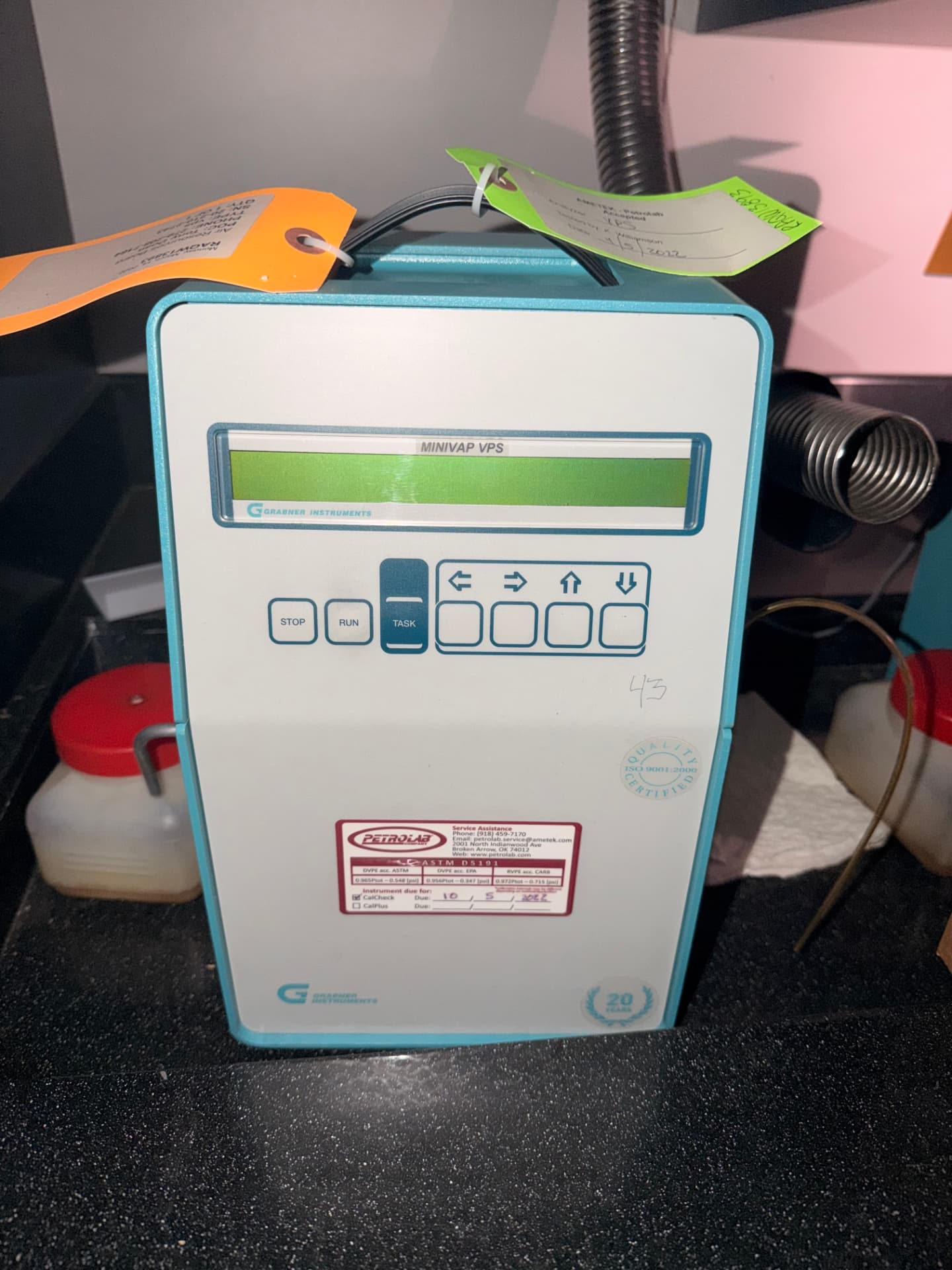 Equipment — Grabner MINIVAP
