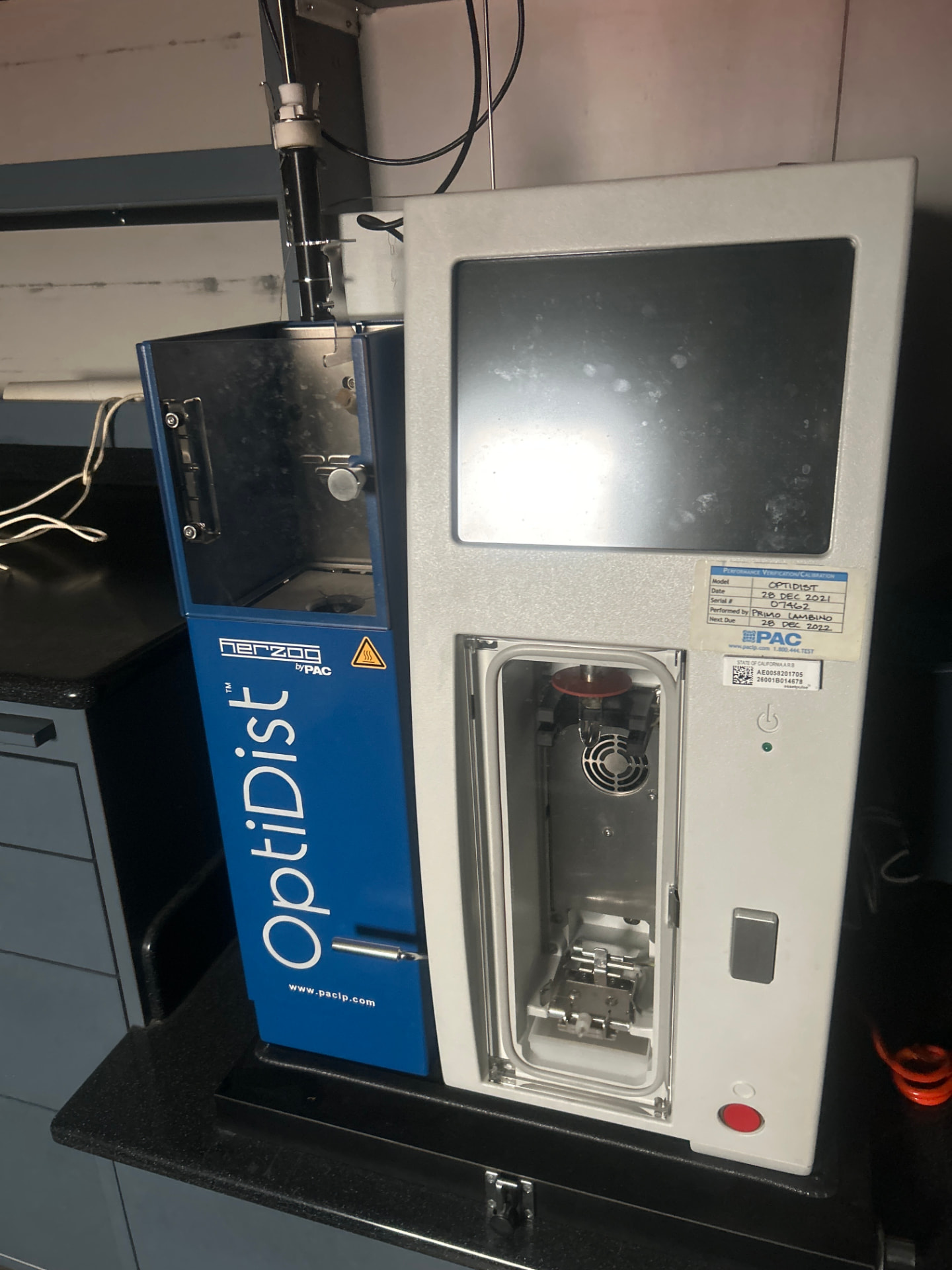 Equipment — PAC OptiDist